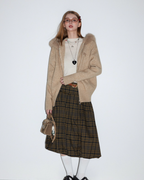 Fur Knit Jacket MDB0001