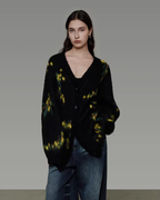 Retro Pattern Knit Cardigan UNS0038