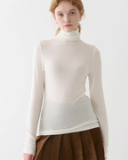 High Neck Long Sleeve Top JIU0040