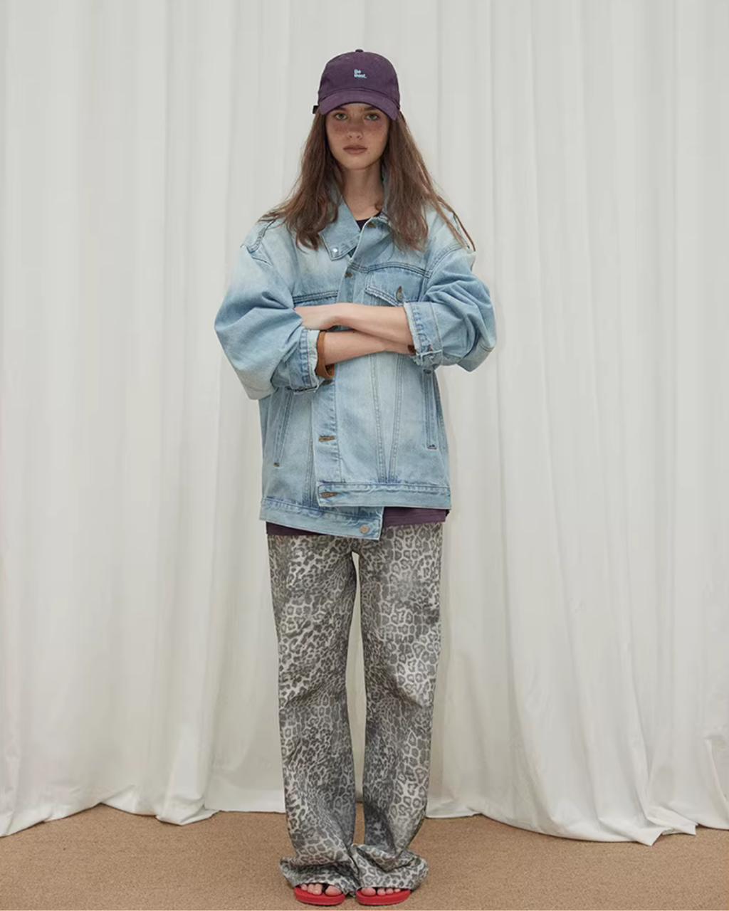 Leopard Wide Pants RLZ0010