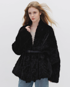 Collarless Fluffy Cardigan BBG0015