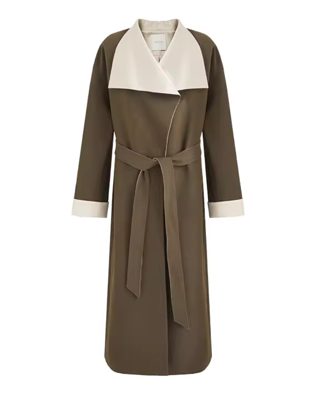 Color Block Trench Coat UNS0020