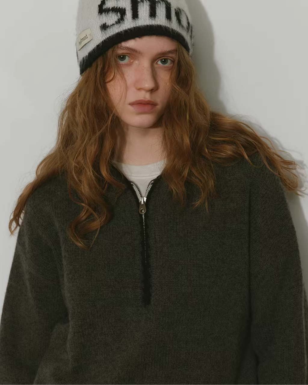 Half-Zip Hooded Knit RLZ0003