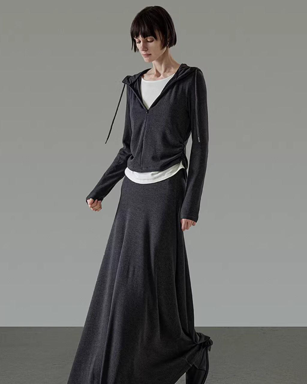 Loose Slim Hoodie / Casual Pants / Long Skirt UNS0005