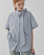 Bow Tie Striped Shirt JIU0016