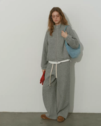 Loose Double-Zip Jacket / Wide Pants RLZ0019