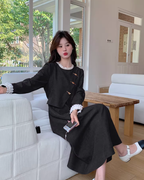 Pearl China Button Dress QAZ0084