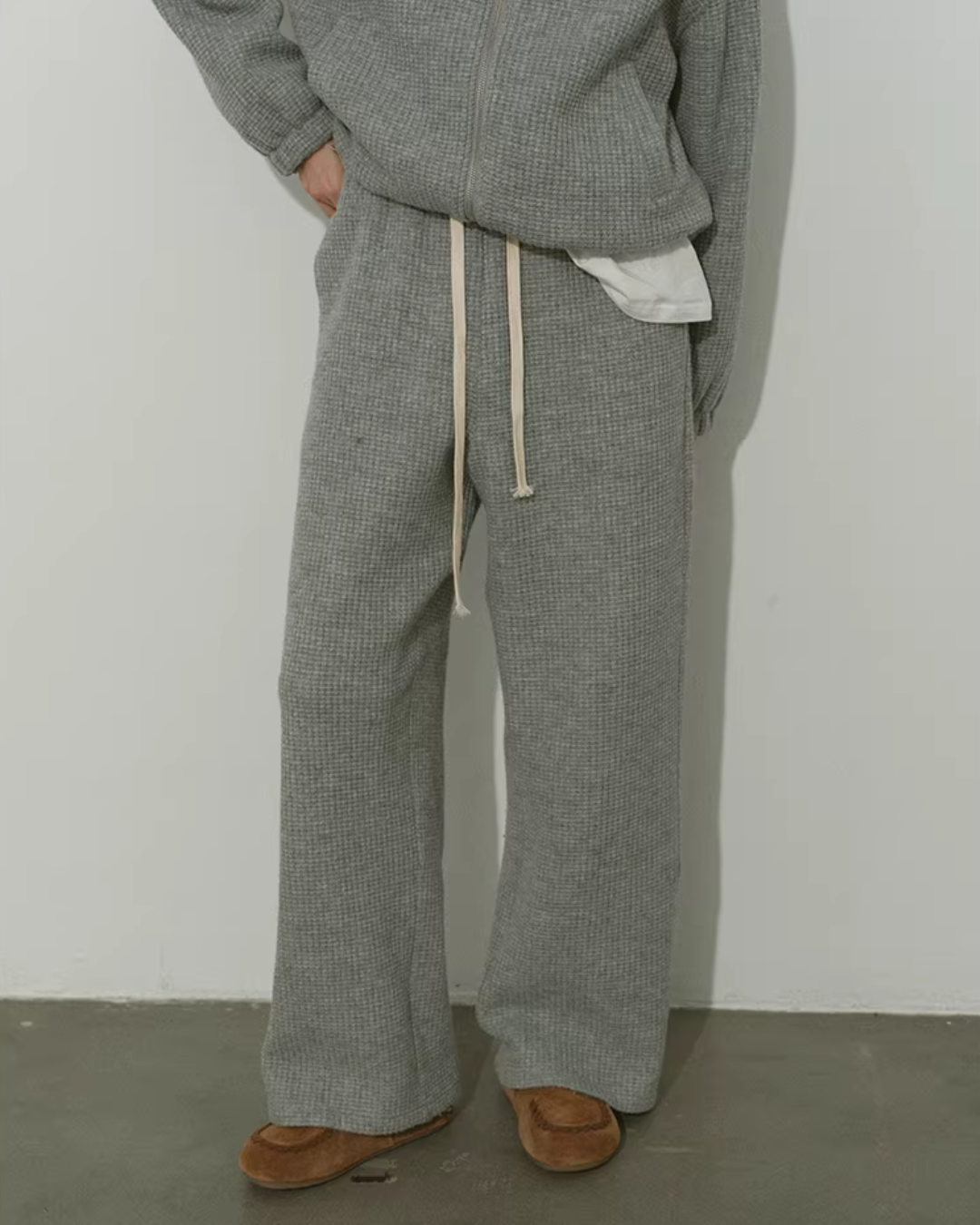 Loose Double-Zip Jacket / Wide Pants RLZ0019