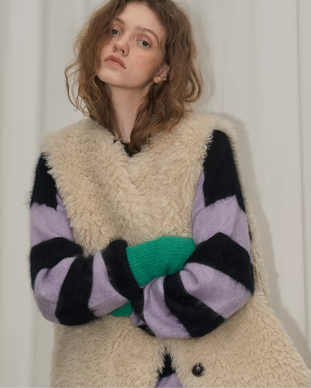 Fluffy Fur Vest RLZ0005