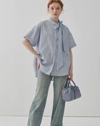 Bow Tie Striped Shirt JIU0016