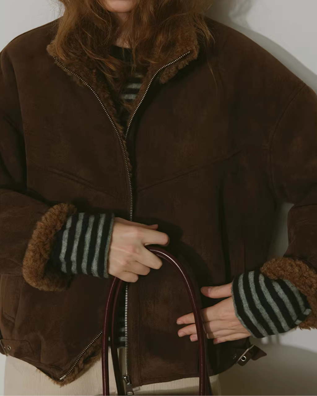 Boa Mouton Coat RLZ0004