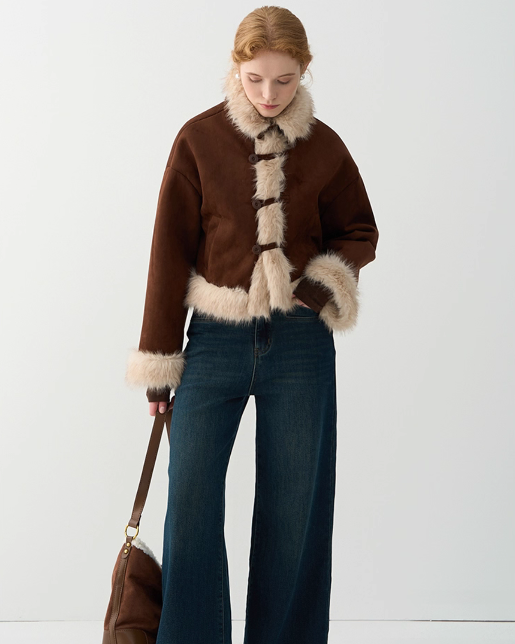 Faux Mouton Jacket JIU0010