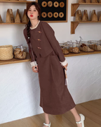 Pearl China Button Dress QAZ0084