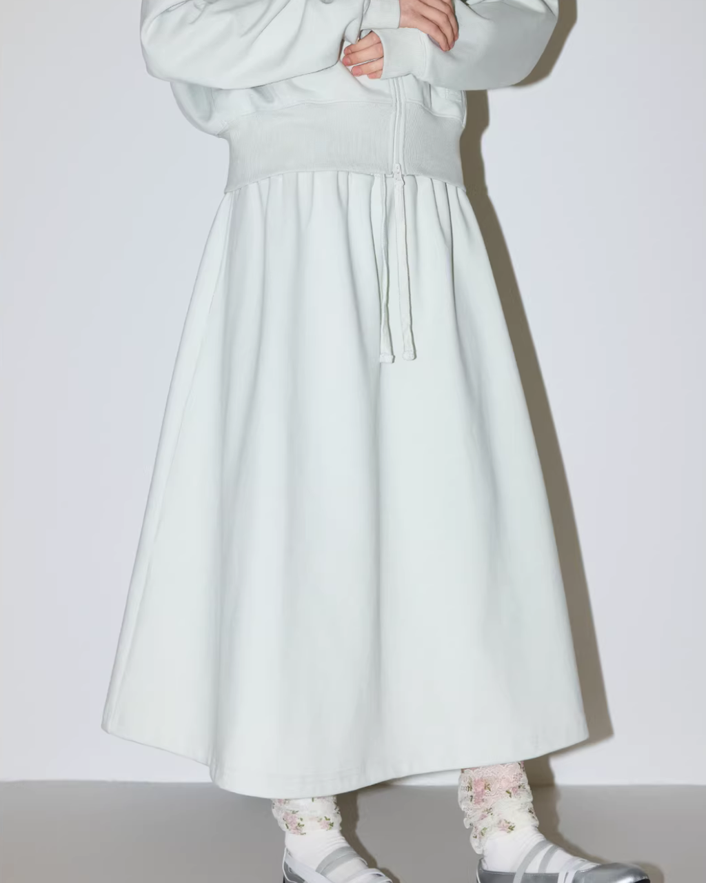 Sports Zip Hoodie / Half-Length Skirt MDB0029