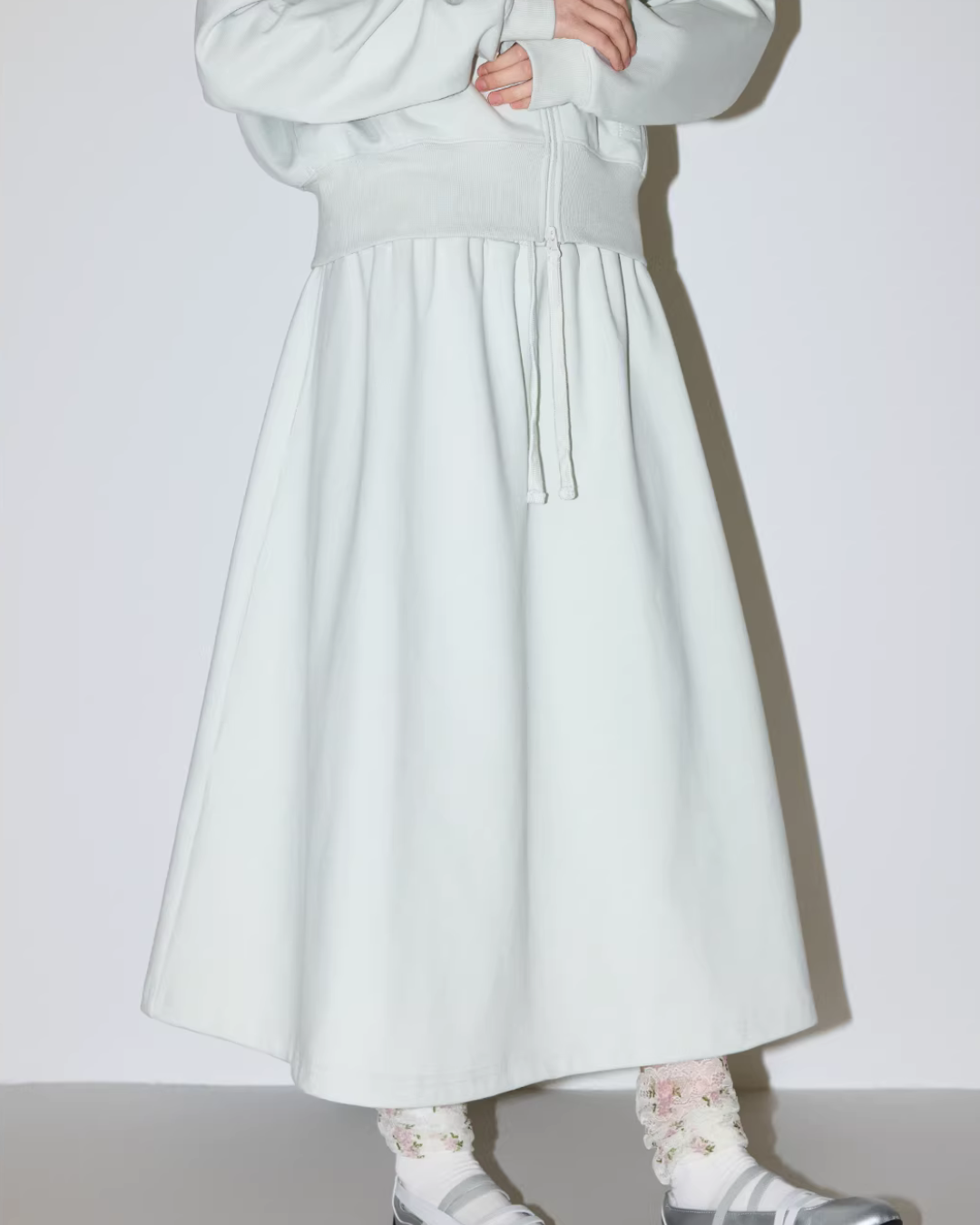 Sports Zip Hoodie / Half-Length Skirt MDB0029