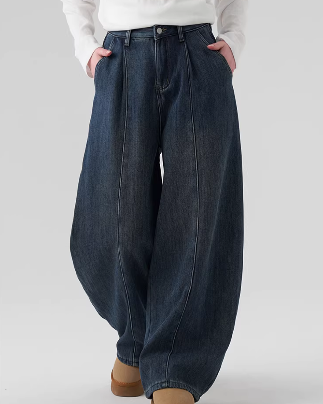 Denim Wide-Leg Pants JIU0032