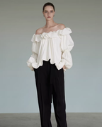 Frilled Off-Shoulder TopUNS0026