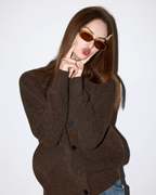 Round Neck Knit Cardigan MDB0036