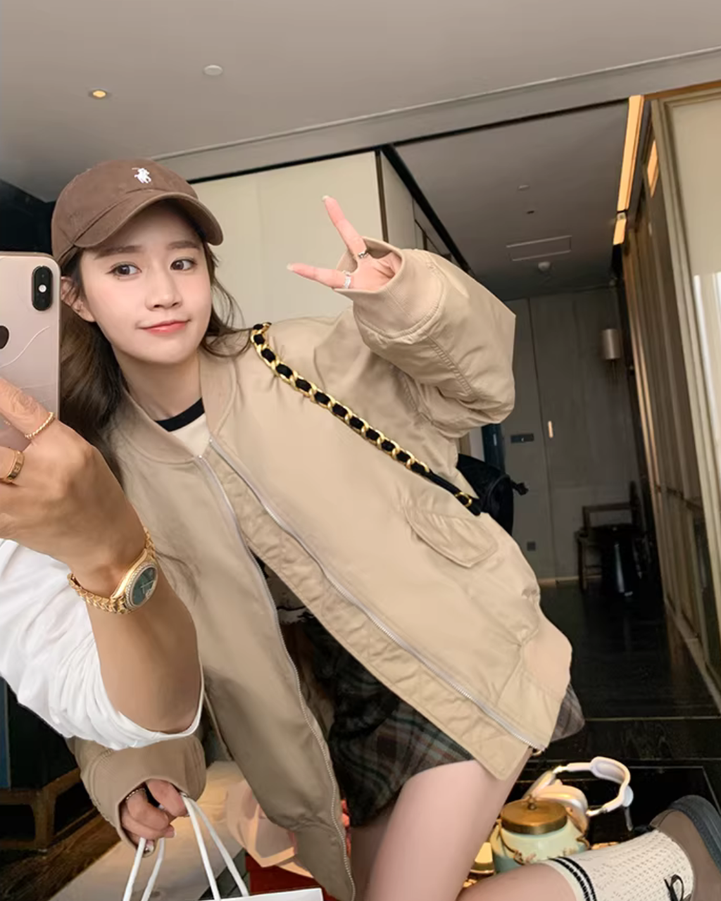 Oversized Nylon MA-1 Blouson QAZ0034