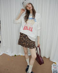 Logo Loose Long-Sleeve T-Shirt RLZ0007