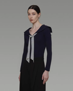 Ribbon Slim-Fit Top UNS0028