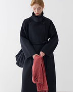 Stand Collar Long Coat JIU0006