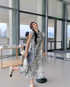 Ink Wash China Dress QAZ0074
