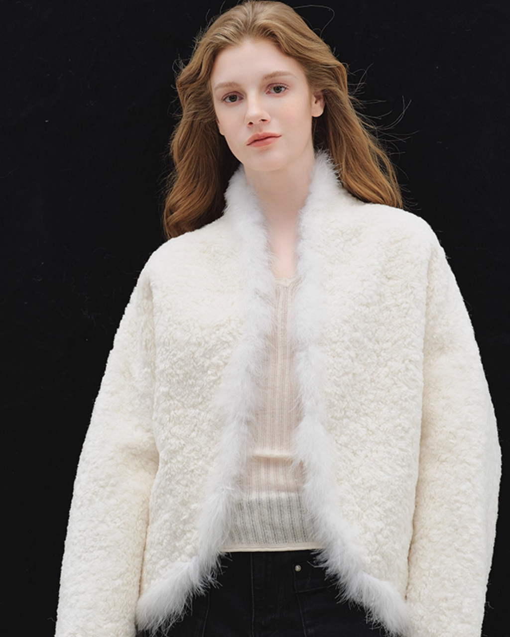 Fur Collar Short Jacket BBG0021