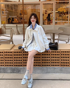 Check Fake Layered Jacket QAZ0070