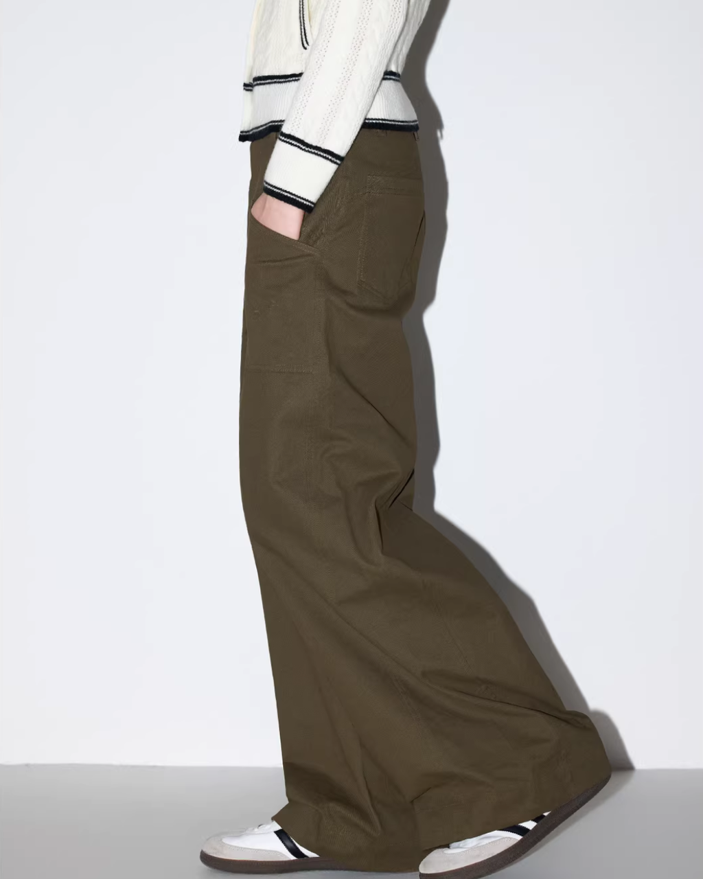 Low-Waist Wide Leg Pants MDB0025