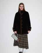 Fur Collar Corduroy Coat MDB0013