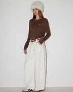 Relaxed Curved Slacks Pants MDB0010