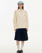 Half-Zip Knit Top MDB0022