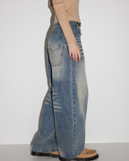Vintage Curved Denim Pants MDB0007