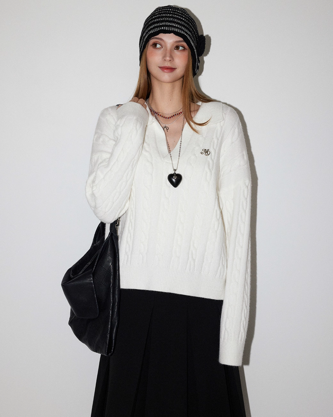 Cable Knit Top MDB0019