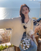 No-Collar Chinese Style Jacket QAZ0019