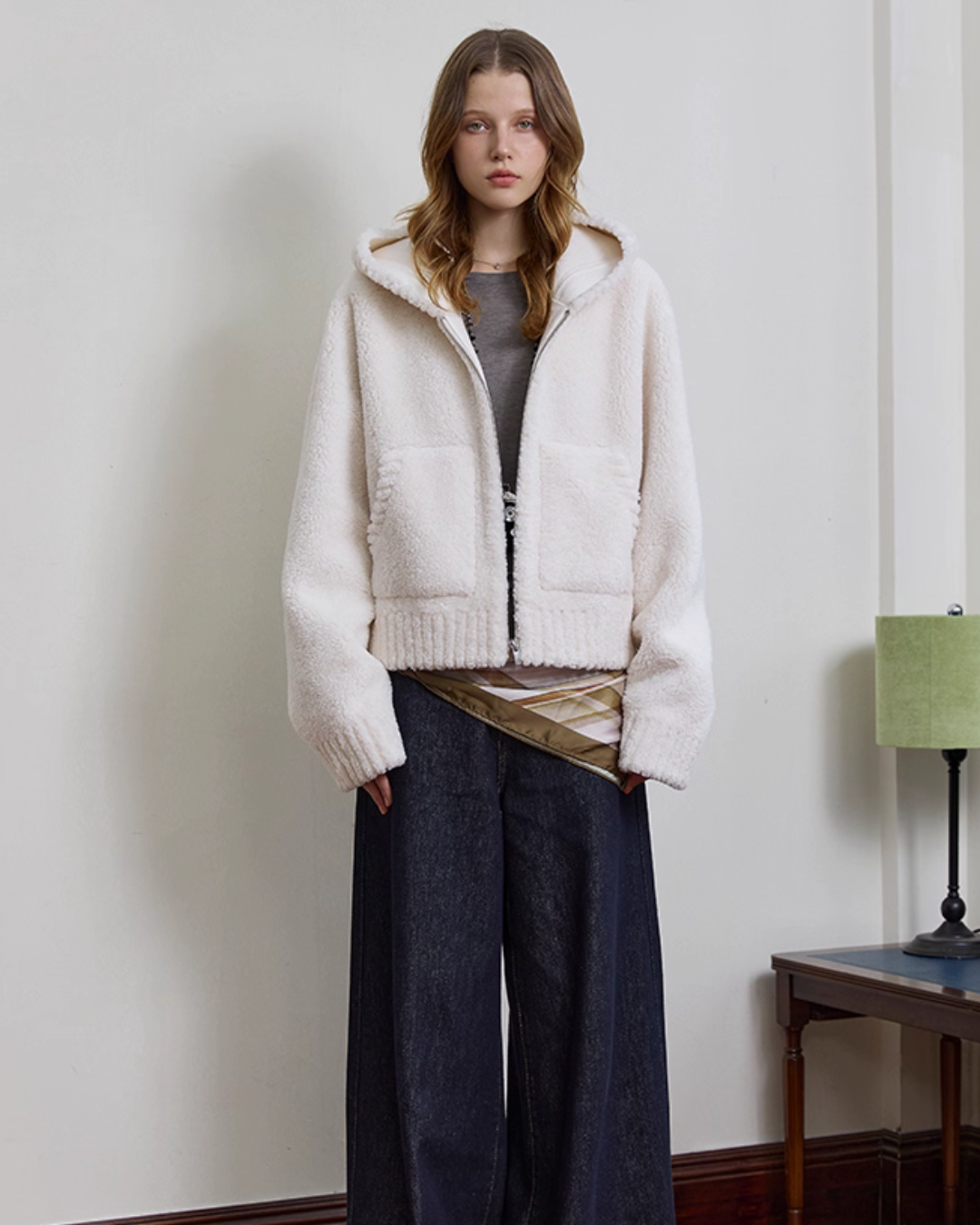 Fluffy Hooded Jacket BBG0008