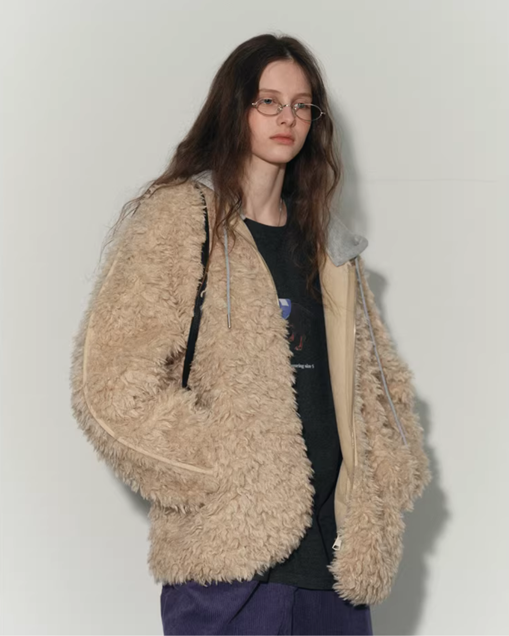 Poodle Hooded Jacket RLZ0002