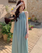 Sleeveless Long Dress QAZ0095