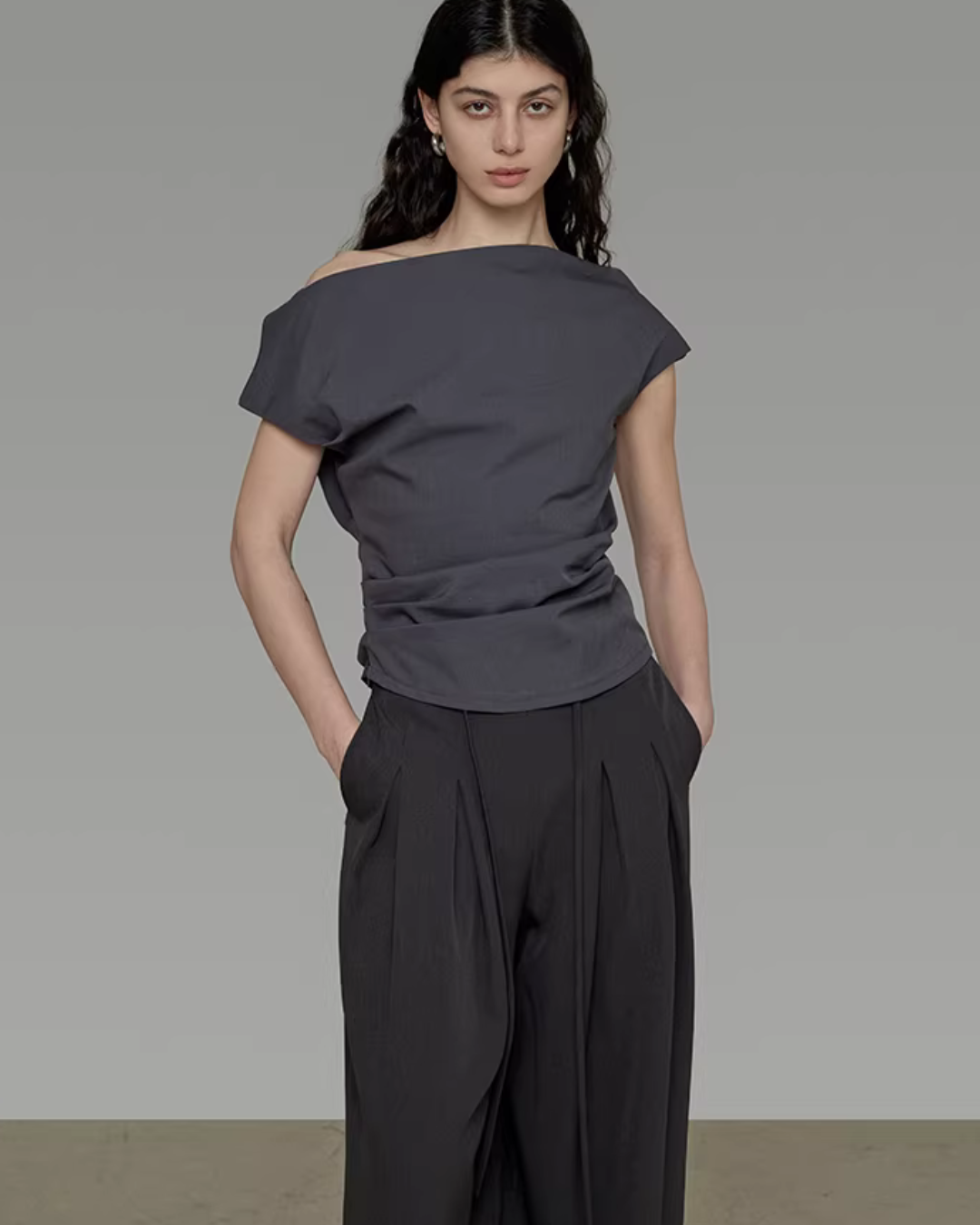 Loose Wide Pants UNS0014