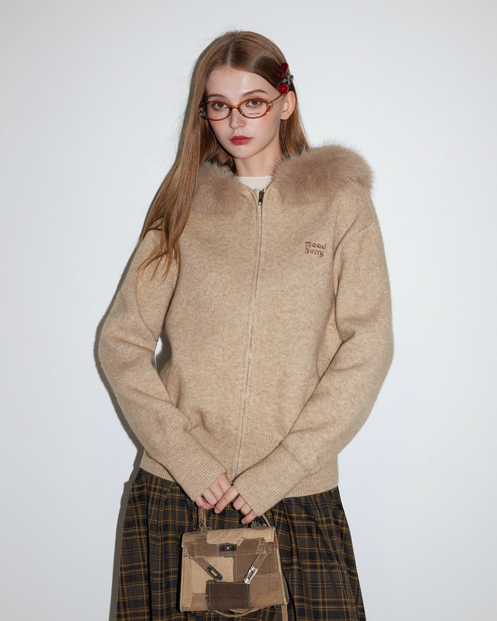 Fur Knit Jacket MDB0001