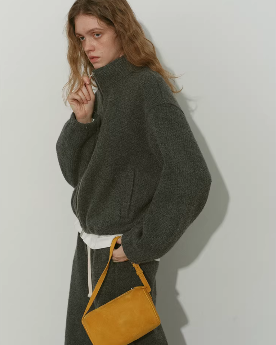 Loose Double-Zip Jacket / Wide Pants RLZ0019