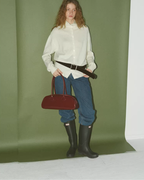 Wool Half-Turtleneck Knit Cardigan RLZ0013