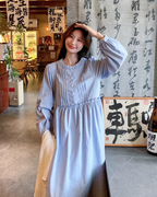 Shirt Dress / Knit Long Vest QAZ0086