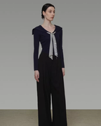 Ribbon Slim-Fit Top UNS0028