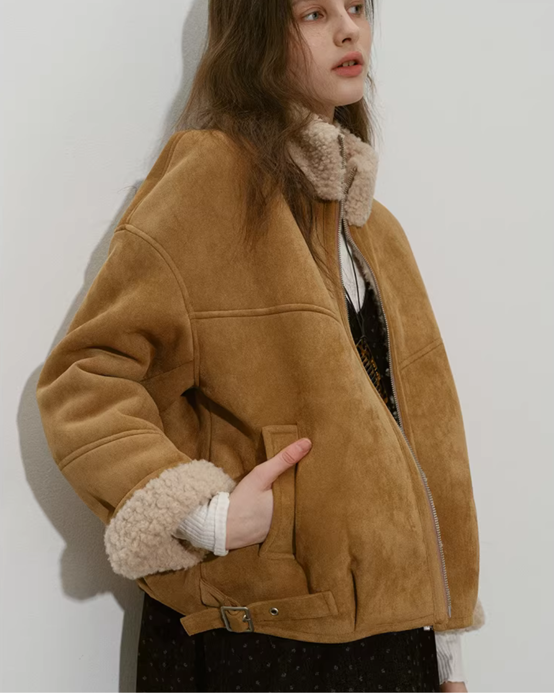 Boa Mouton Coat RLZ0004