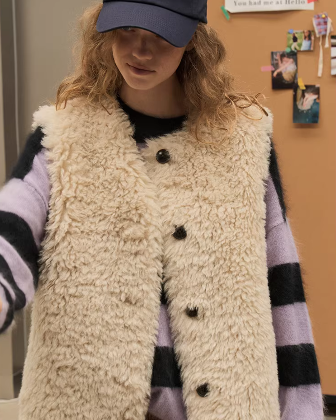 Fluffy Fur Vest RLZ0005