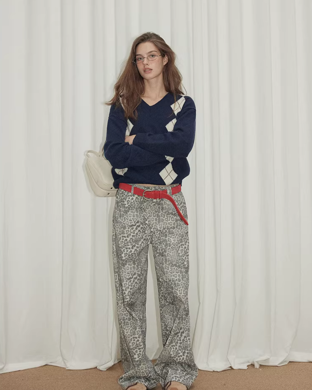 Leopard Wide Pants RLZ0010