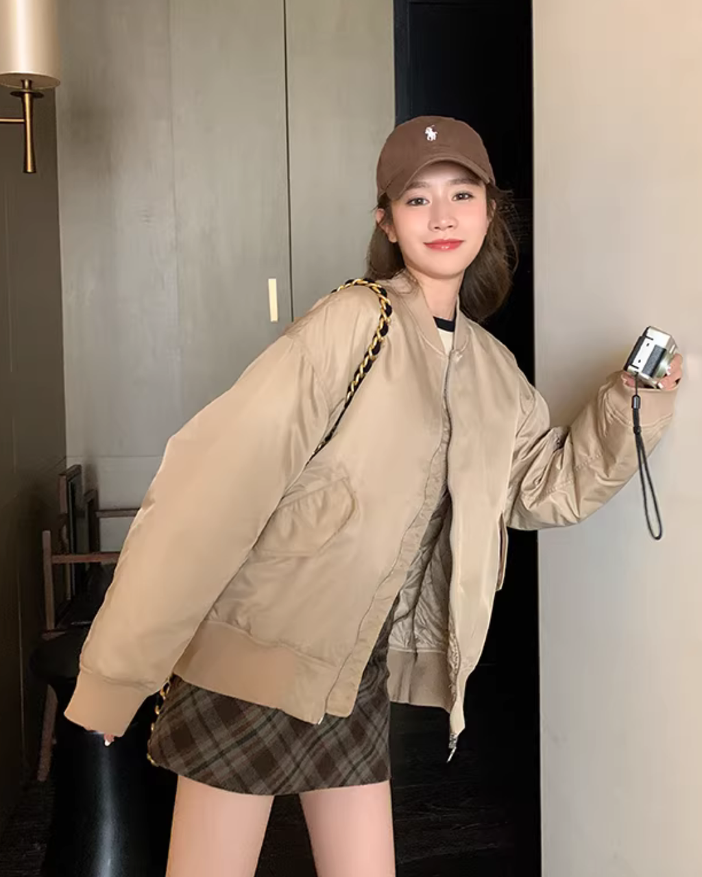 Oversized Nylon MA-1 Blouson QAZ0034