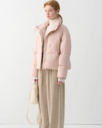 Stand Collar Pastel Down Jacket JIU0022